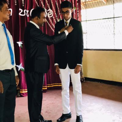 ශිෂ්‍ය නායක නිල ලාංඡන පැළදවීමේ උත්සවය 